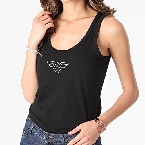 Débardeur Femme Logo Noir Blanc