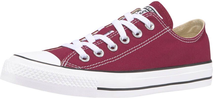 CONVERSE Sneakers laag 'Chuck Taylor All Star' karmijnrood wit