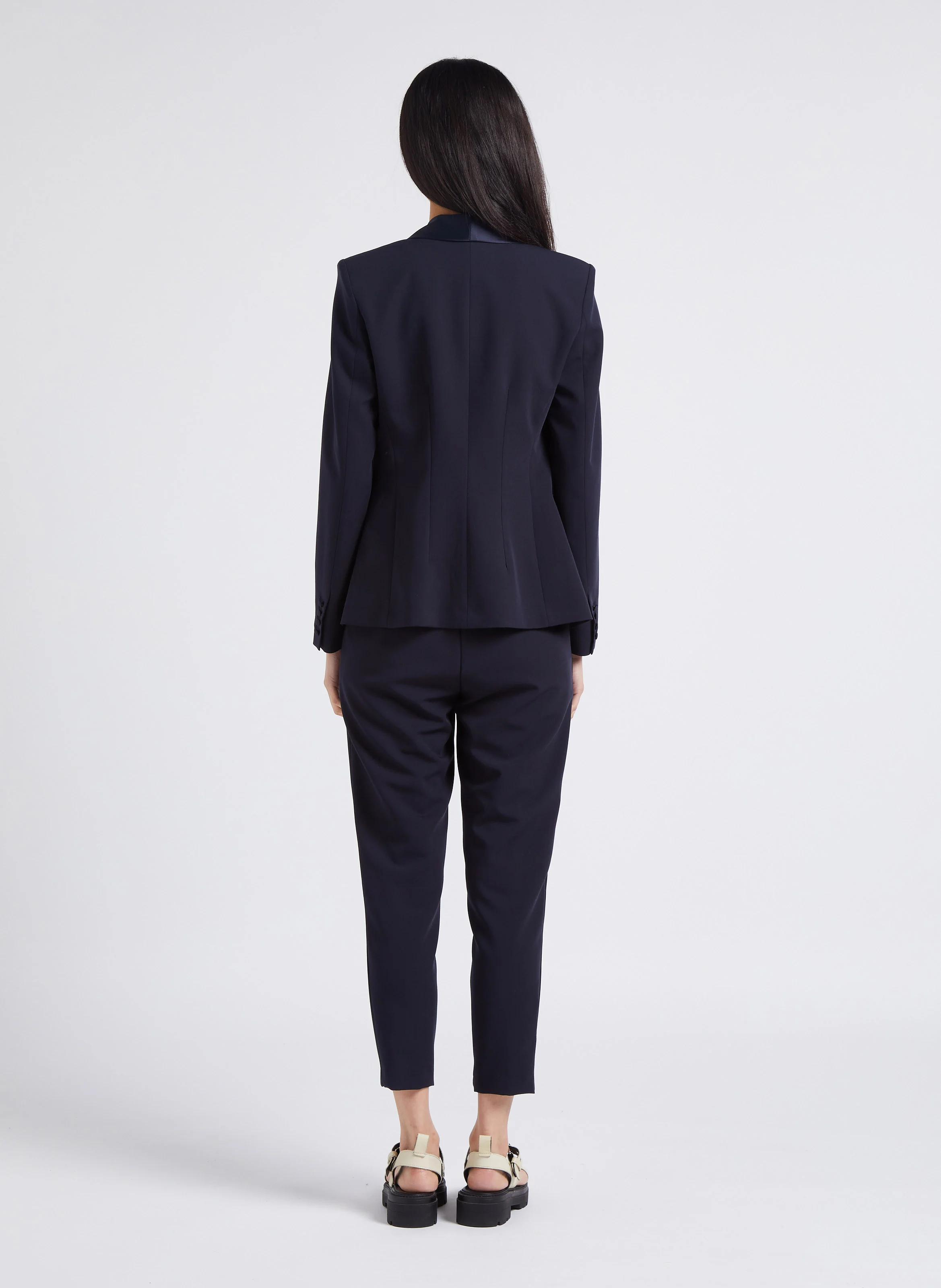 Pantalon carotte| Bleu