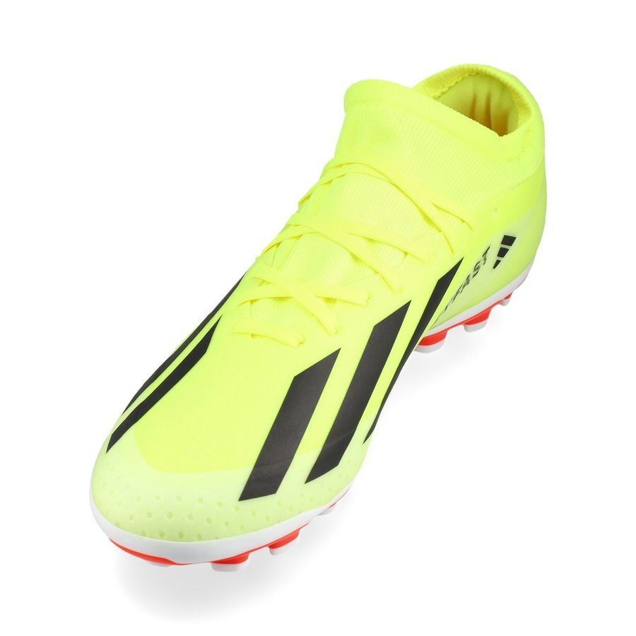adidas X Crazyfast League 2G/3G AG Solar Energy - Jaune/Noir/Blanc