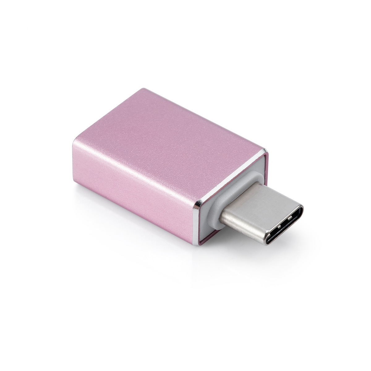 Adapter USB-C (hann) til USB 3.0 (hun) Rosa