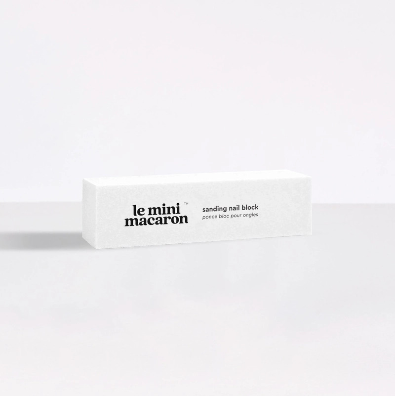Le Mini Macaron Sanding Block White