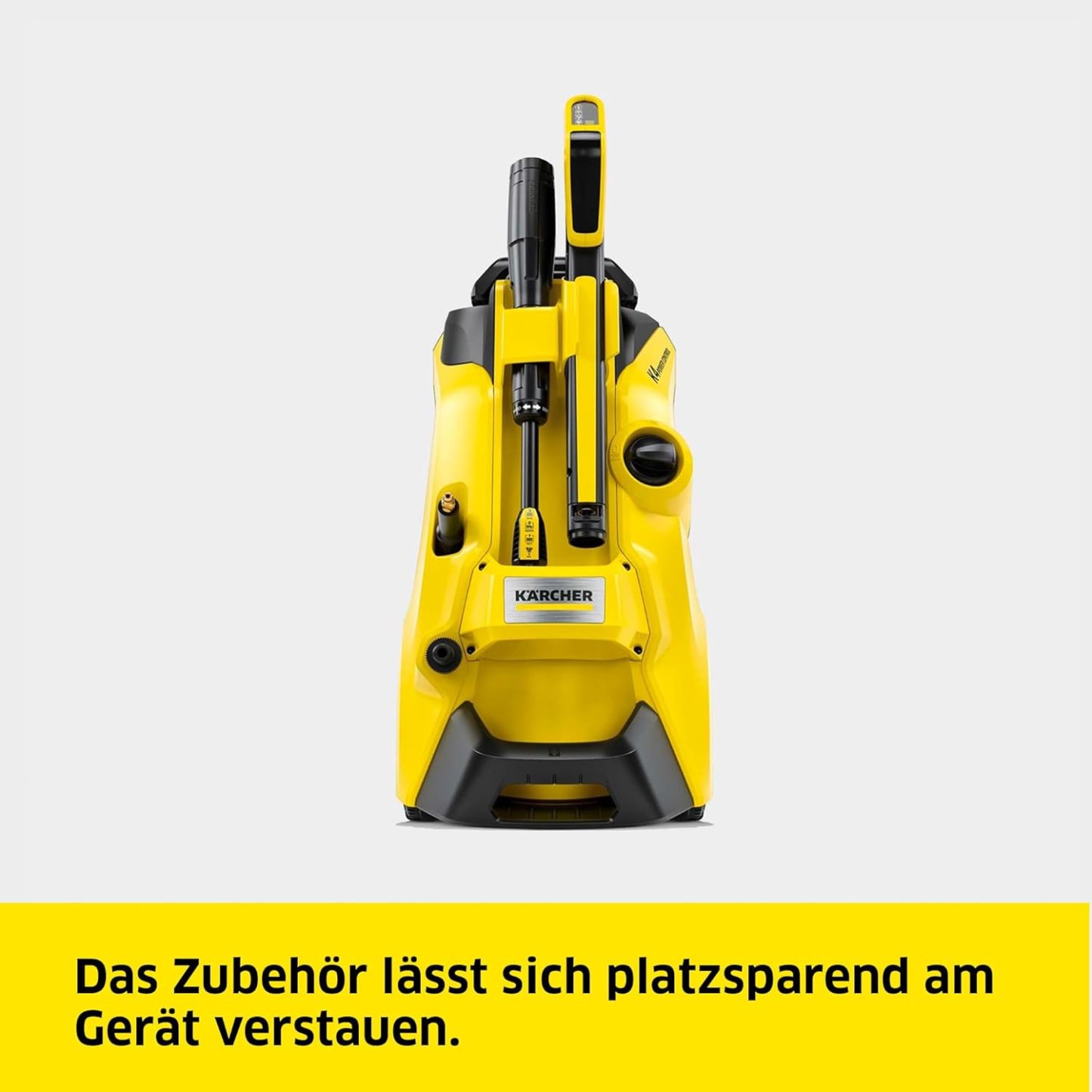 Kärcher Hochdruckreiniger K 5 Power Control, Druck: max. 145 bar, Fördermenge: 500 l/h, Flächenleistung: 40 m²/h, Wasserfilter, Gewicht: 13 kg, Hochdruckschlauch und -pistole, Dreckfräser, Strahlrohr