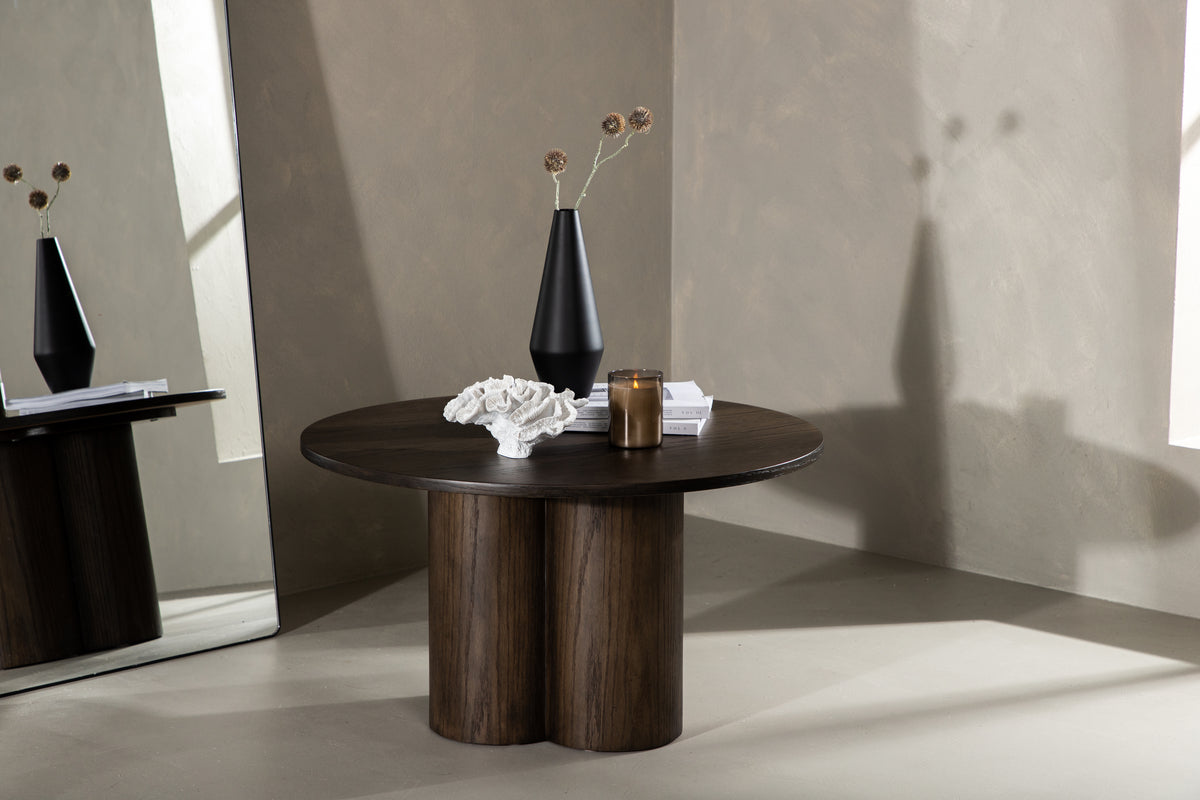 Grenaa Salontafel - Ø80 cm - Walnoot
