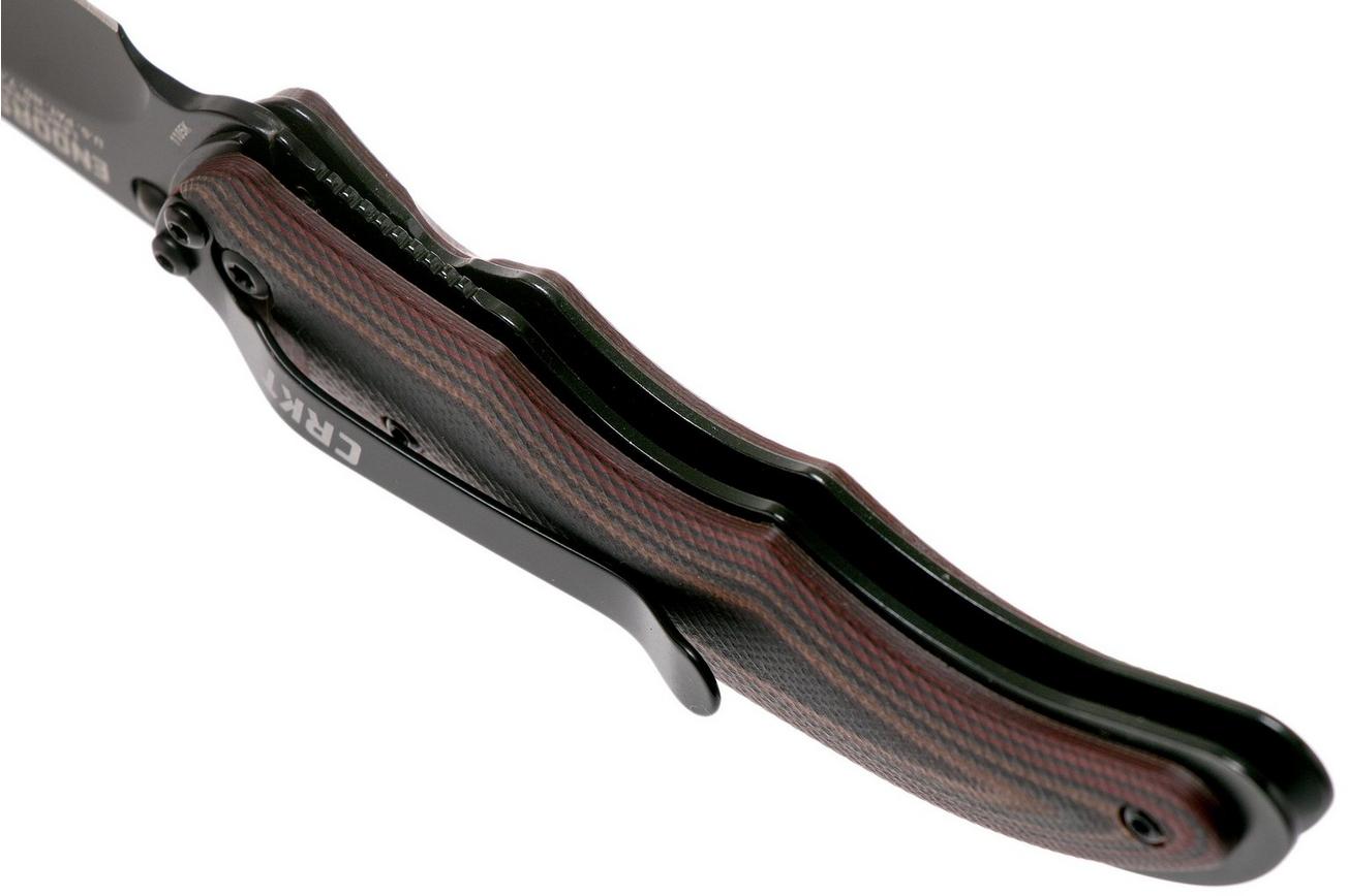 CRKT Endorser 1105K Black zakmes, Matthew Lerch design