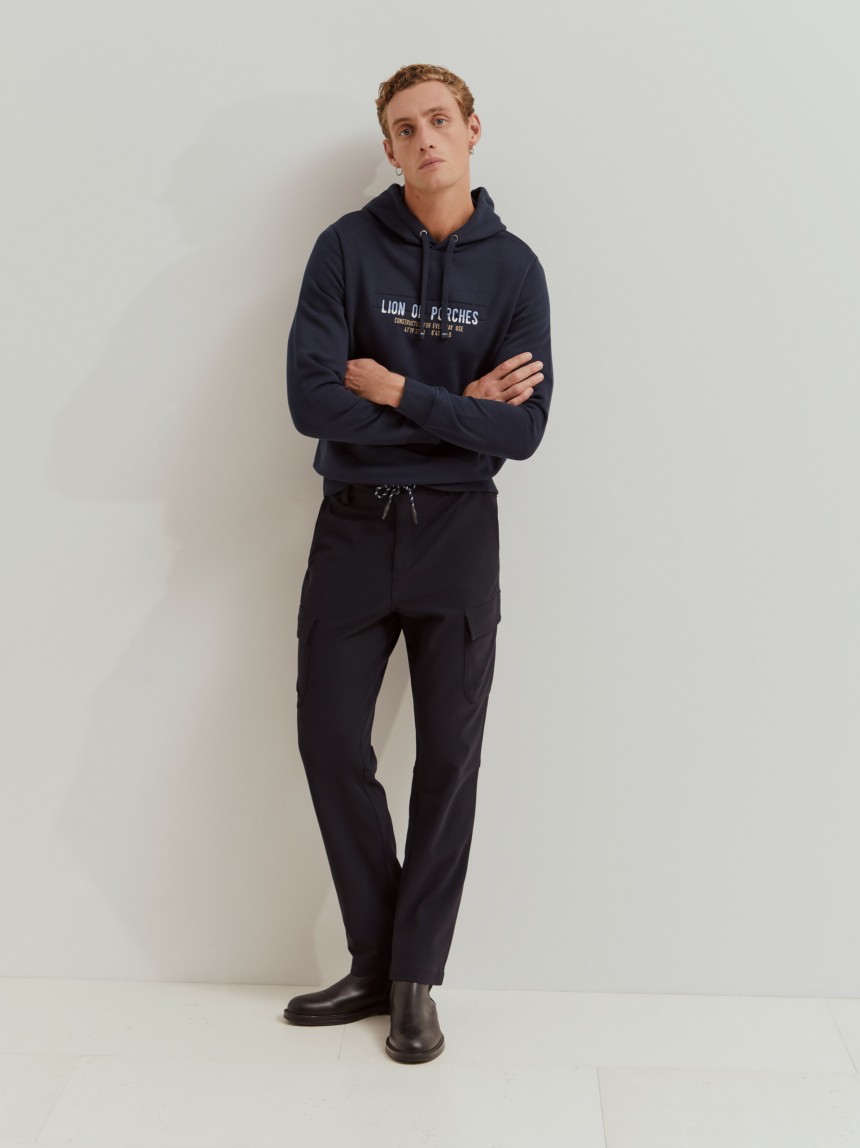 Sweatshirt Lion of Porches com capuz