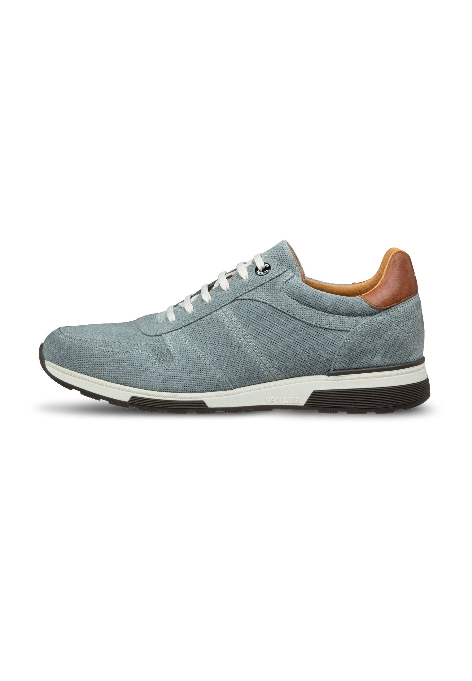 Grijs blauw suède Positano sneaker