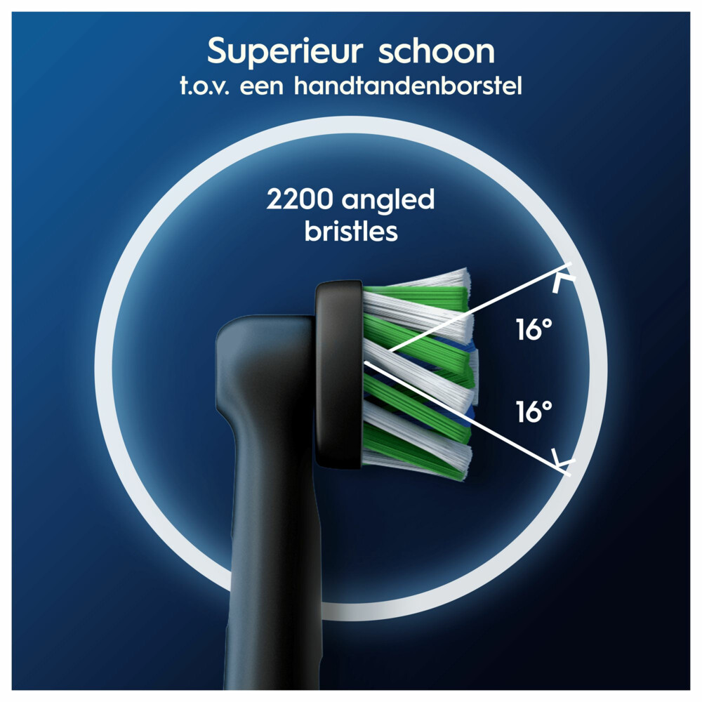 Oral-B Opzetborstels Pro Cross Action Zwart8 stuks