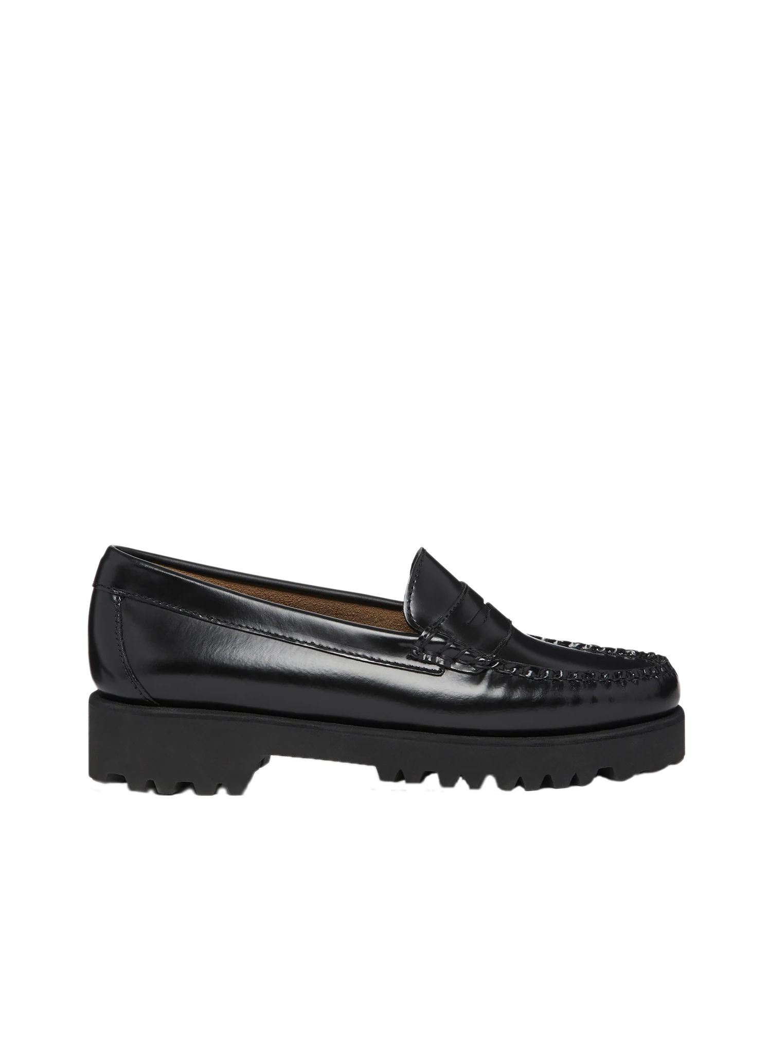 90S PENNY - Mocassins en cuir | Noir