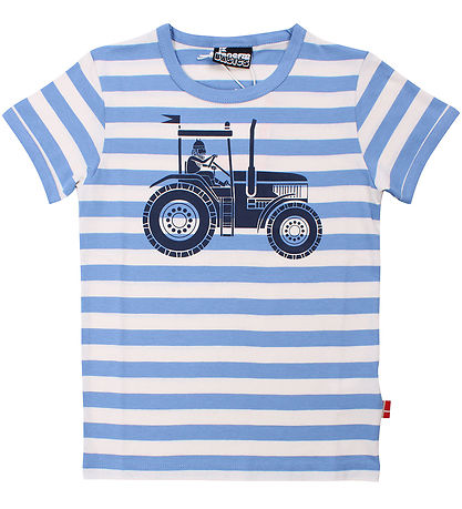Danefæ T-Shirt - Danebasic - Wasserblau/Kreide Traktor