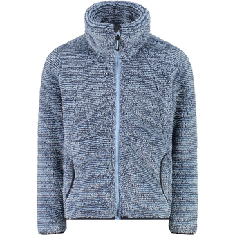 CMP Girls Striped Highloft Fleecejacke Skylight / Titanio Kinder