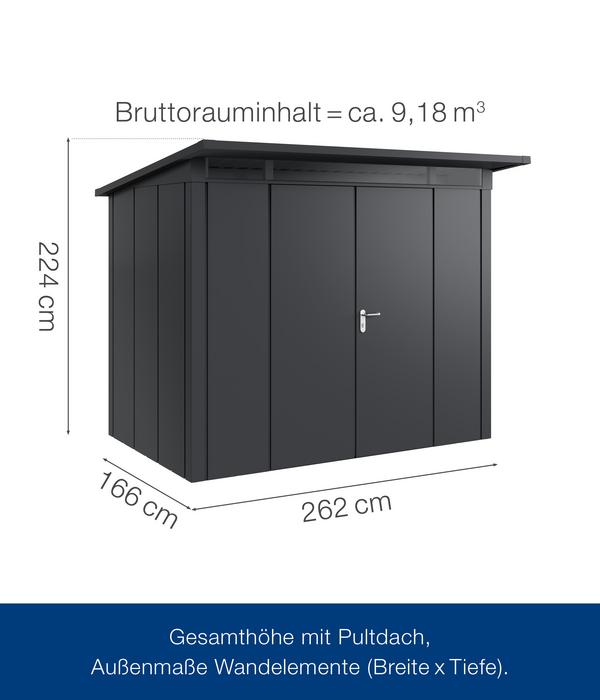 Hörmann Metallgerätehaus Juno JPD8 L-Sk