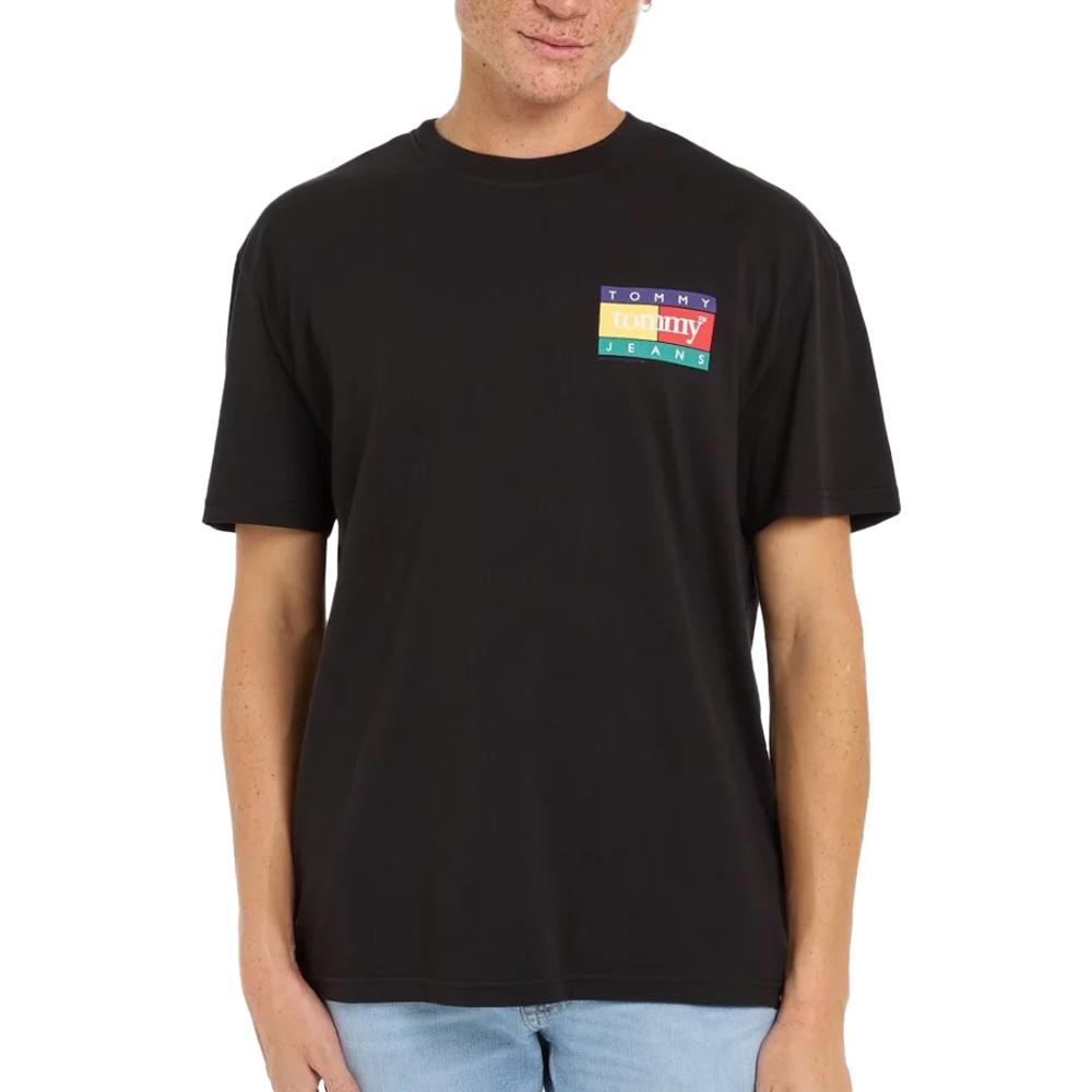Tommy Hilfiger T-shirt Noir/Multicolore Homme Tommy Hilfiger Color