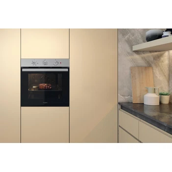 Whirlpool OMR35HR0X Multifunctionele inbouwoven Inox