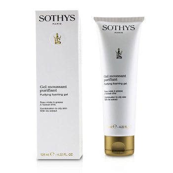 Sothys Gel Espuma Purificante - Para Pele Mista a Oleosa, Com Extrato de Íris  125ml/4.2oz