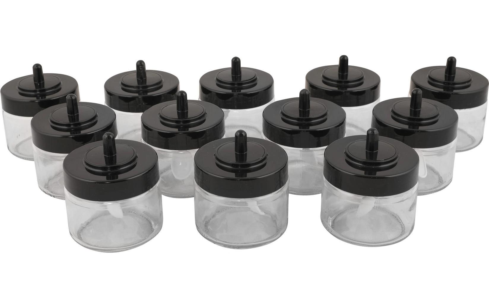 Gewürzspender mit Löffel 10 x 10 x 9.5 cm, 300 mlGewürzglas-Set (12 Stück)