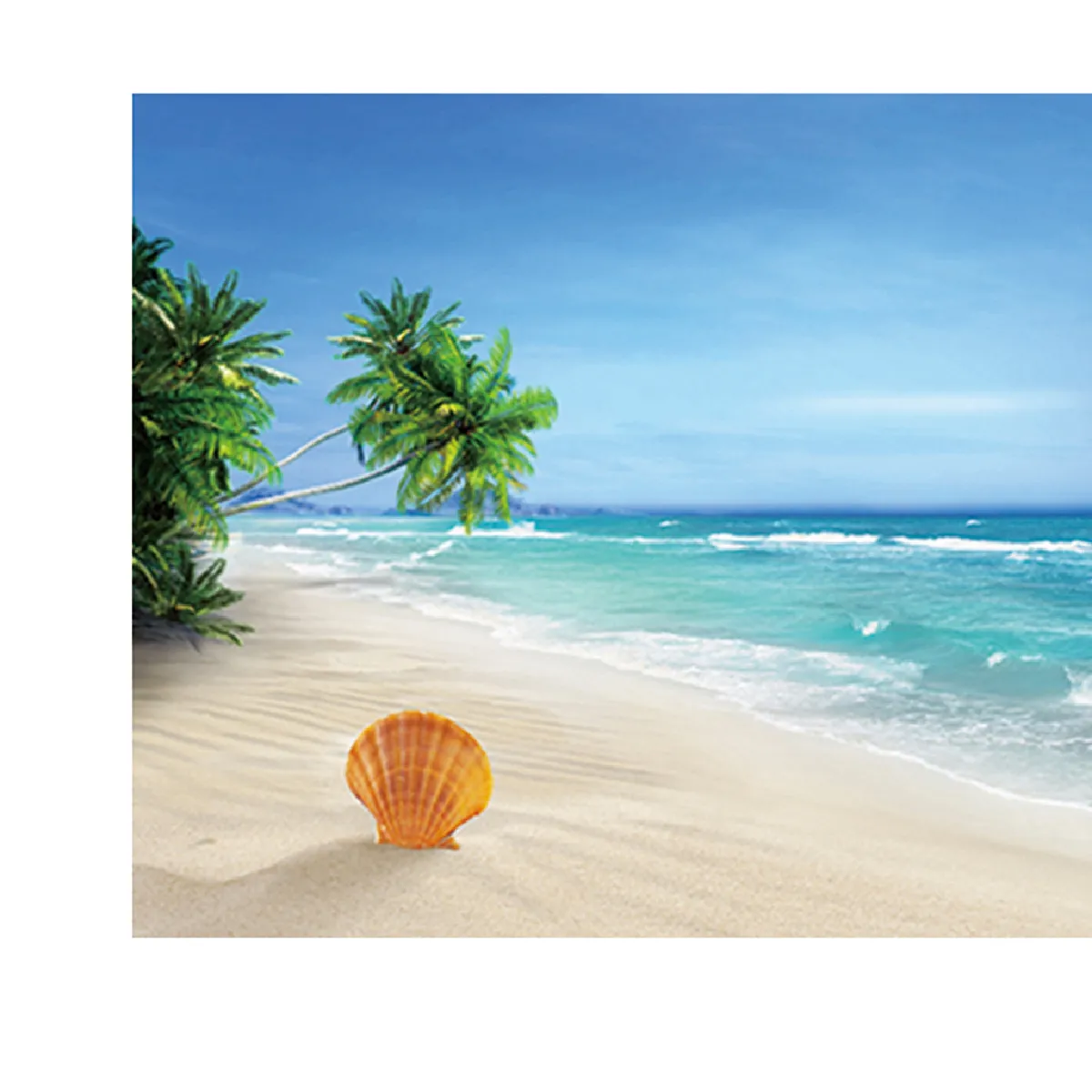 Poster aquarium plage XS