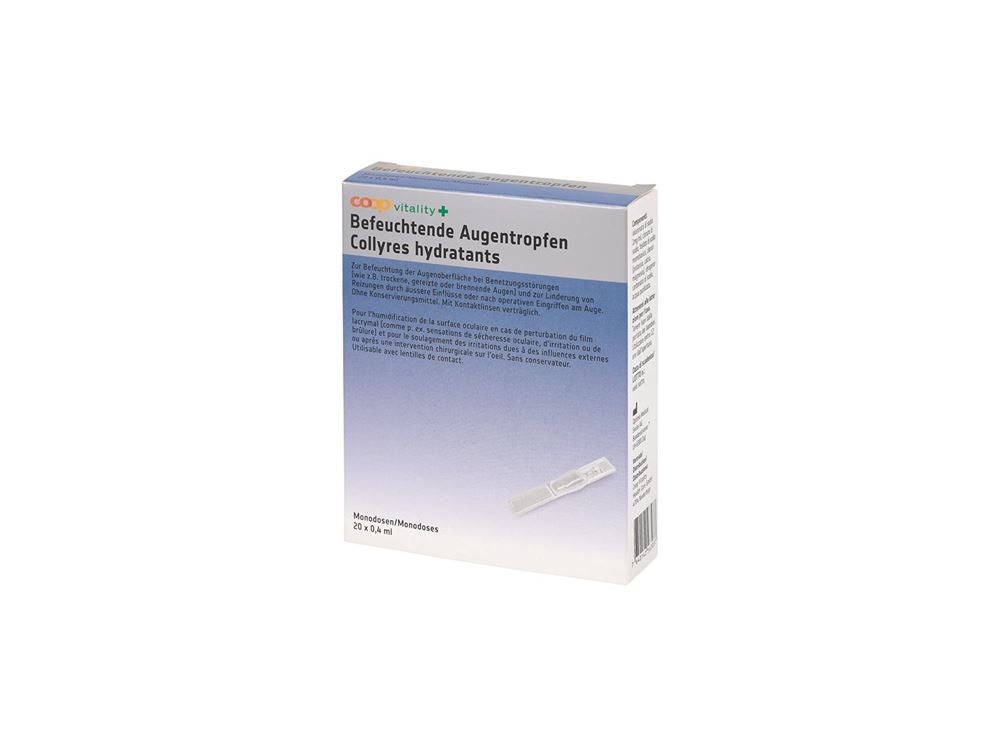 Coop Vitality befeuchtende Augentropfen Gtt Opht Monodos 0.4 ml