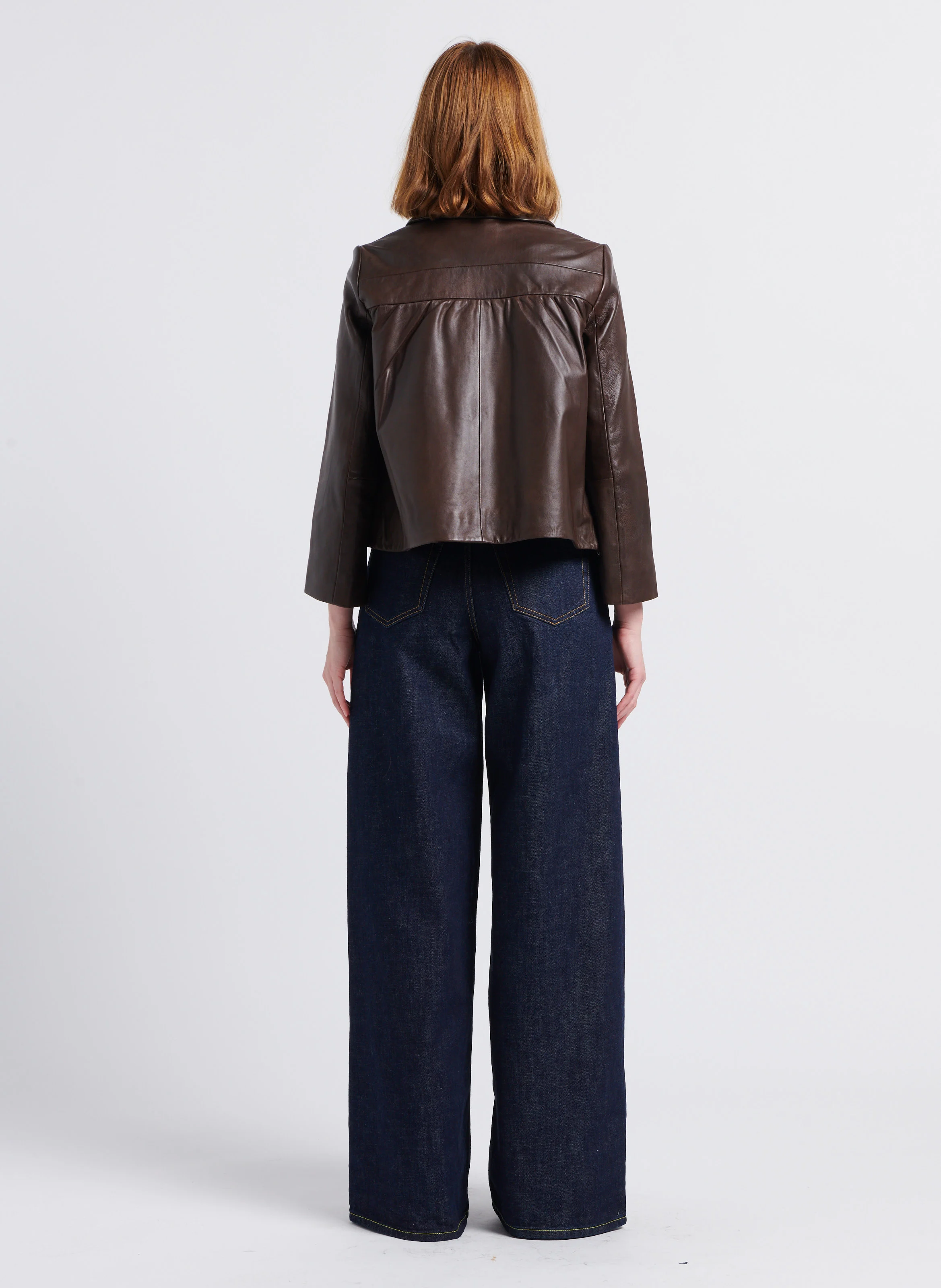 PARKER - Jean large taille haute | Bleu