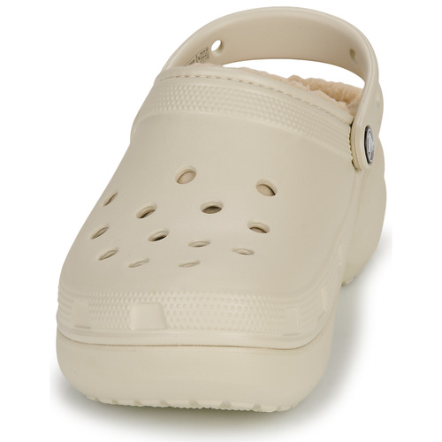 Crocs - Classic Platform Lined Clog W Beige