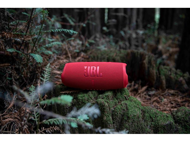 JBL Bluetooth Speaker Charge 5 Rot Tragbarer wasserdichter Lautsprecher mit Powerbank