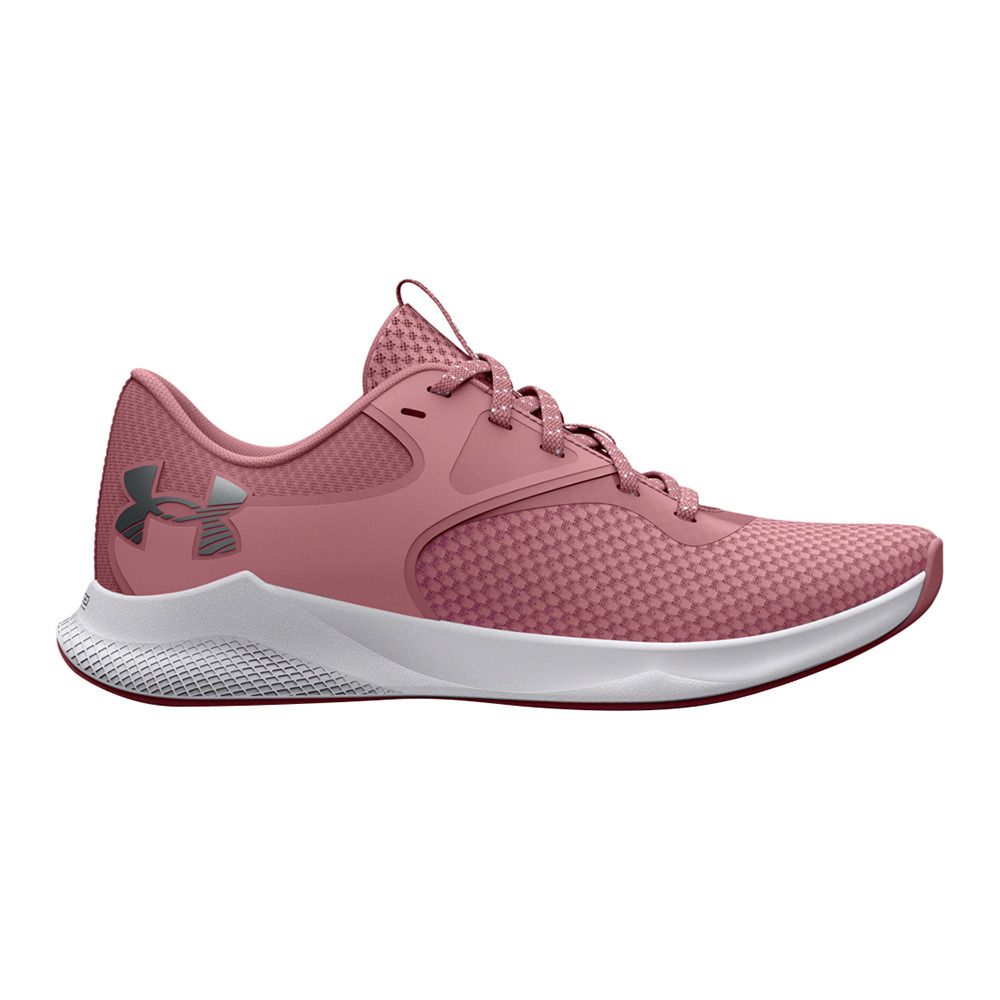 Under Armour UA CHARGED AURORA 2 - Chaussures training Femme pink elixir/pink elixir/metallic silver