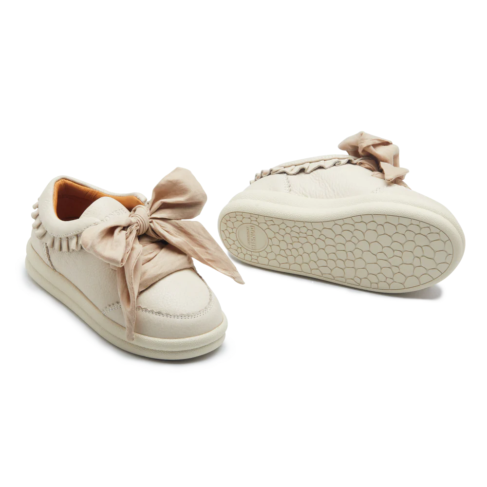 Lexley Sneakers | Cream Leather