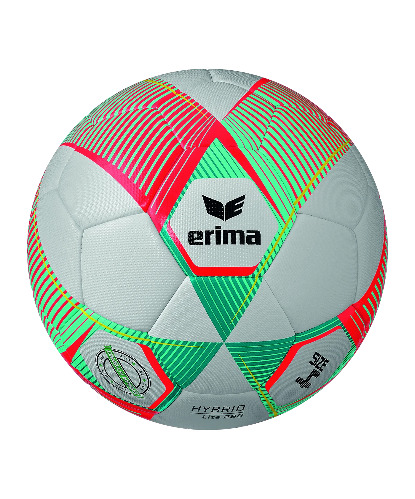 Erima Hybrid Lite 290g Trainingsball Rot Grün