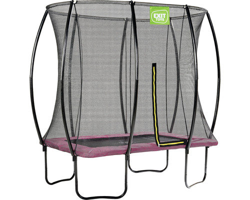 EXIT Silhouette Trampoline met Veiligheidsnet 254 x 153 cm Roze