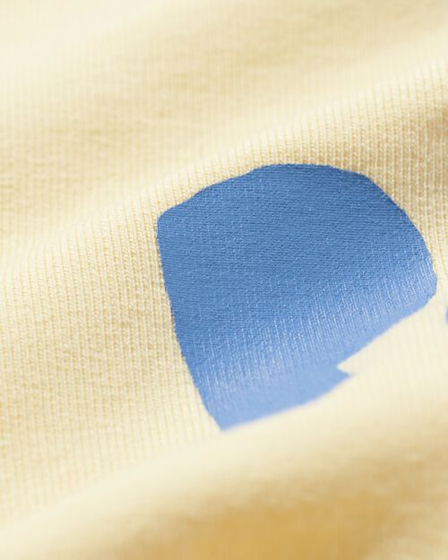 sweat fête pour bébé écru