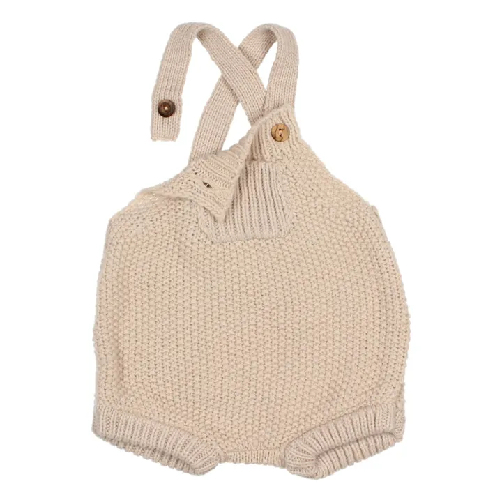 Búho Barboteuse Maille | Ecru