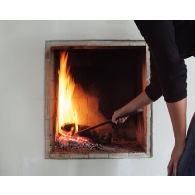 Flammenbläser-Schüreisen
