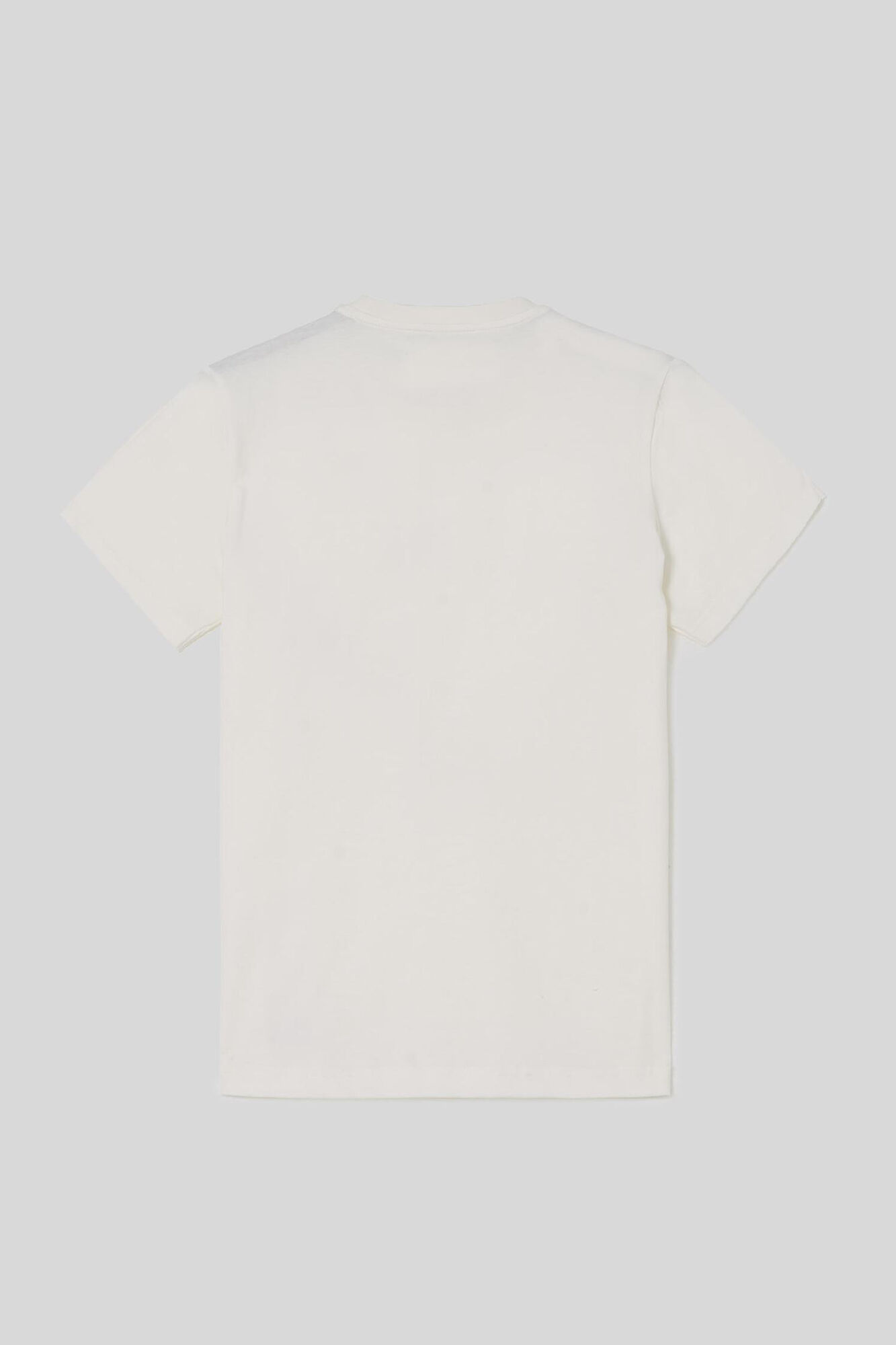 Camiseta branca corporativa com estampa de raquete de tênis - Branca