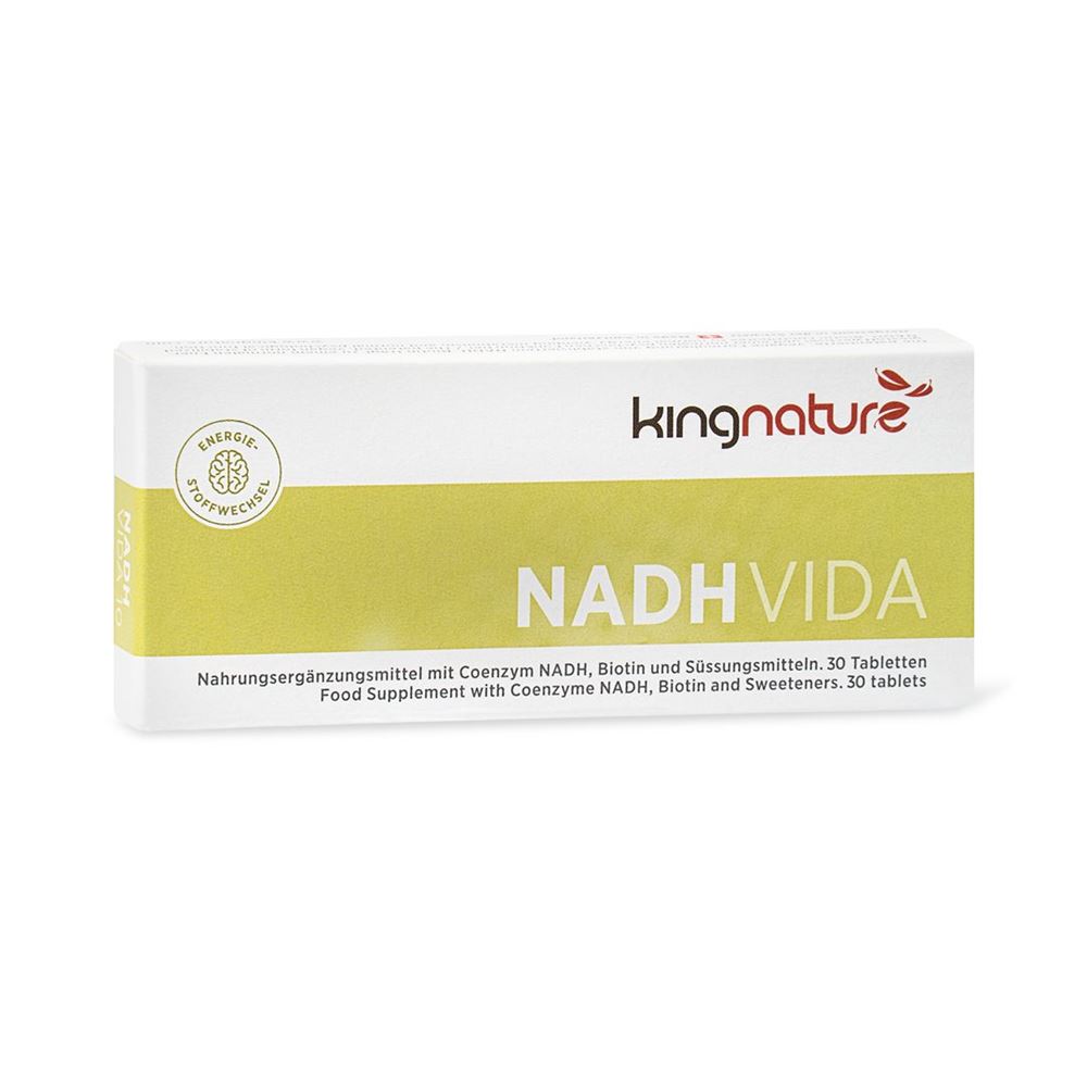 KINGNATURE NADH Vida 20 mg<br>30 Stück, Tablette
