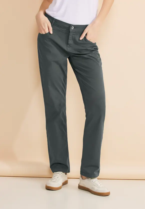 Casual Fit Twill Hose - marshy green
