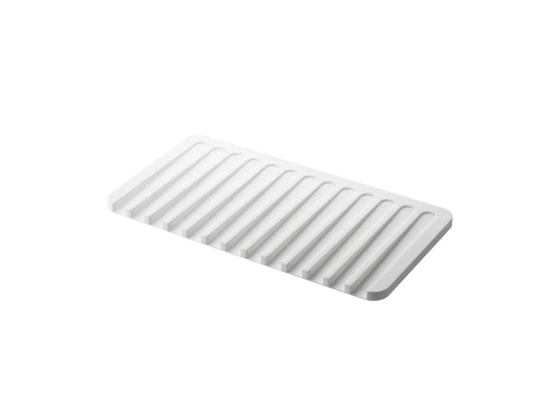 Yamazaki Abtropfmatte Flow Weiss Abtropfmatte aus Silikon