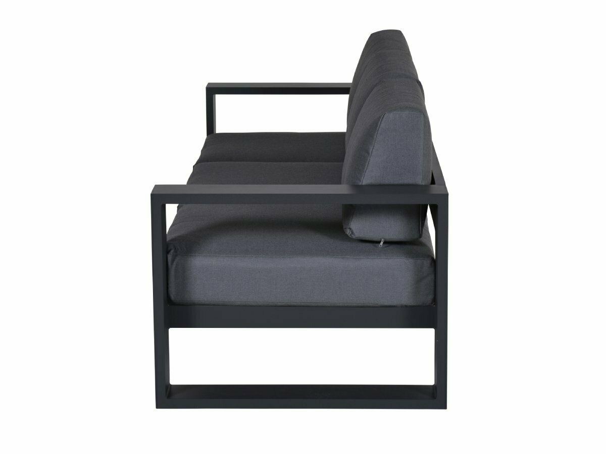 Outdoor Feelings Cuba 3-zits loungebank - Antraciet