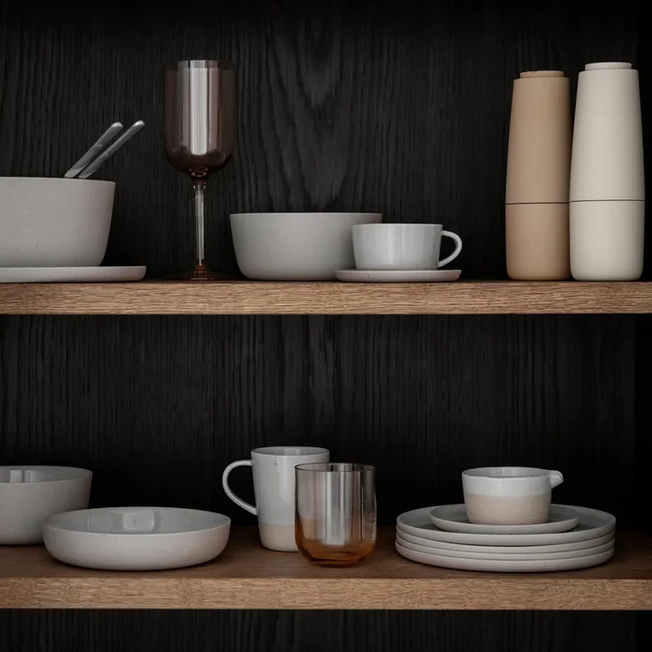 Blomus - Sablo Dessertteller, Ø 21 cm, beige (6er-Set)