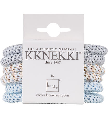 Kknekki Haargummis - Slim - 6er-Pack - Blau
