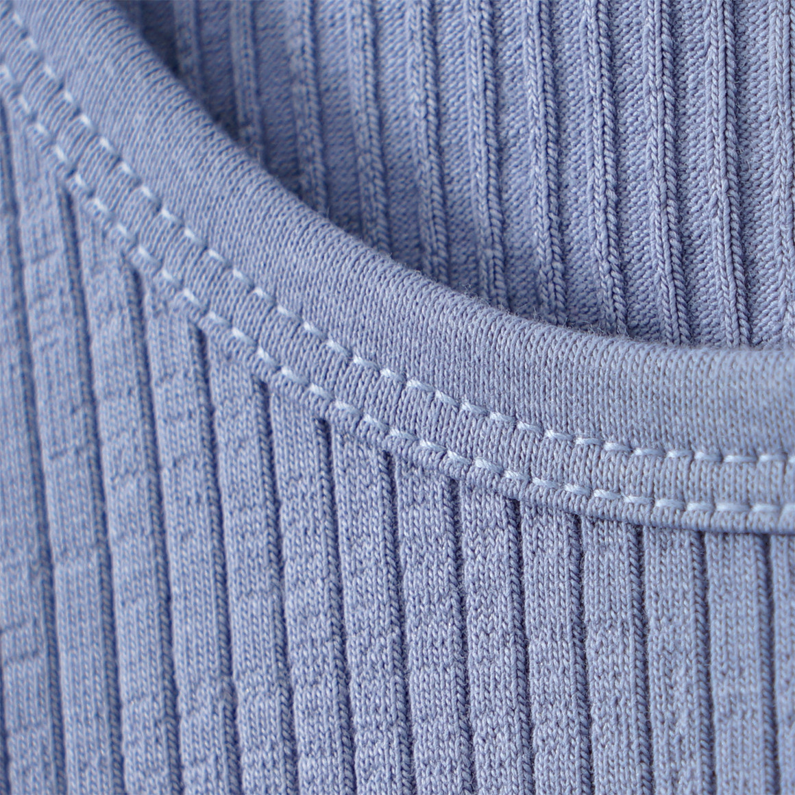 Topomini Pure Collection Baby Langarmshirt mit Rippstruktur dunkelblau