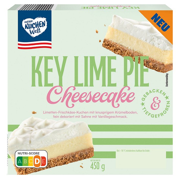 MEINE KUCHENWELT Cheesecake 450 g, Limette