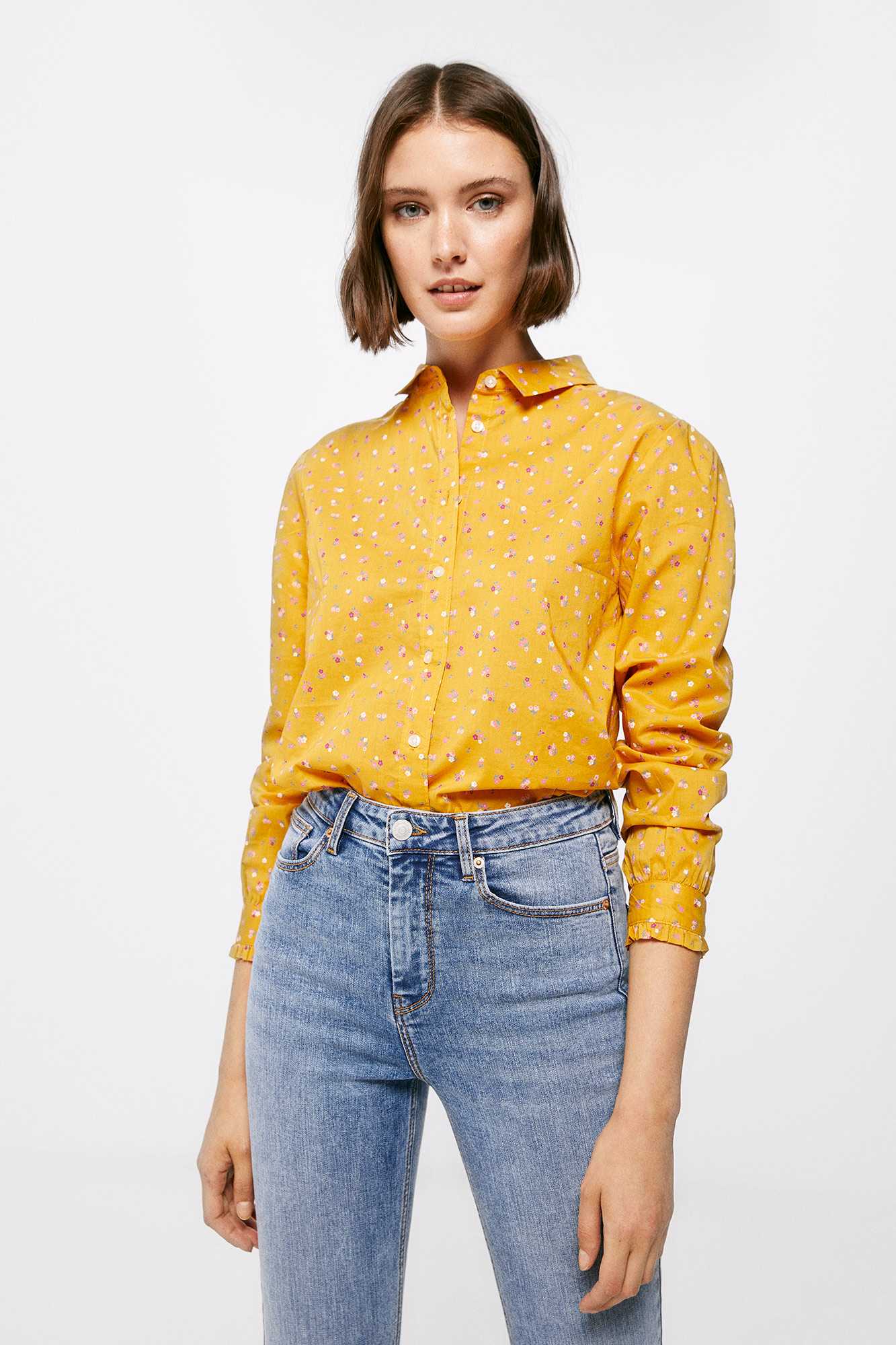 Blusa Liberty com estampa floral