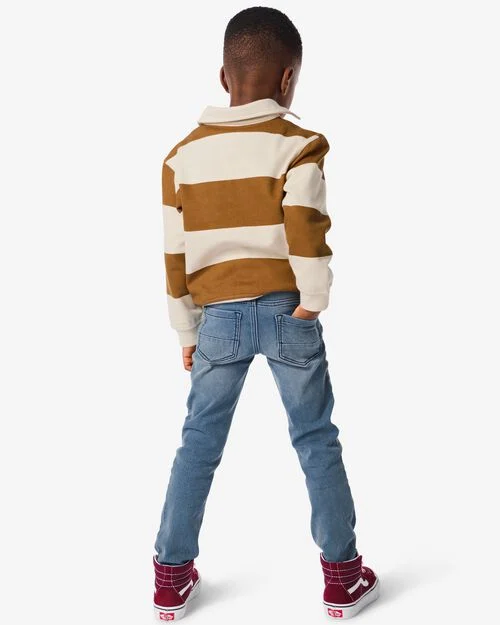 pantalon enfant jogdenim modèle skinny bleu moyen