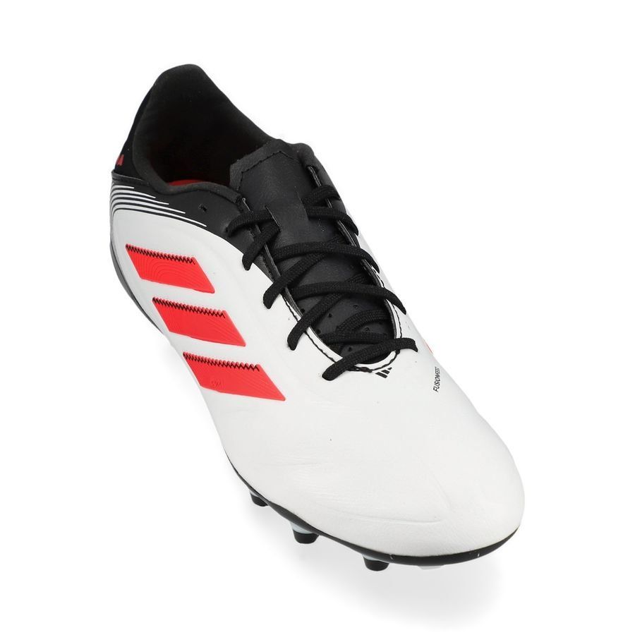adidas Copa Pure League III FG/AG Pure Victory - Blanc/Lucid Red/Noir Enfant