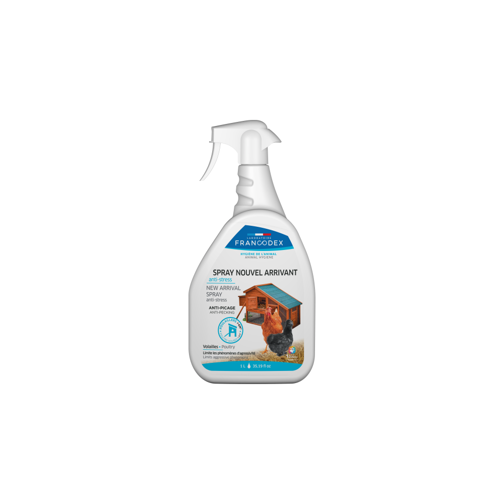 Spray nouvel arrivant volailles anti stress 1l