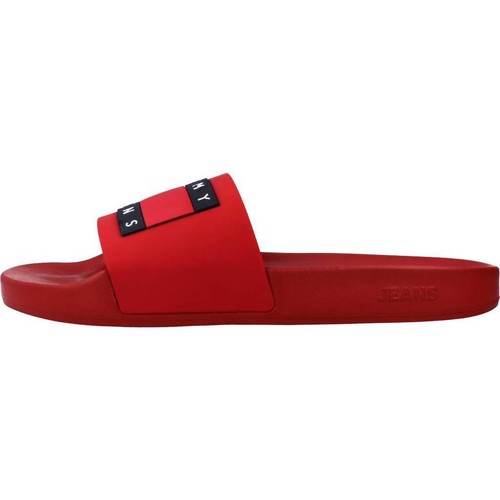 Tommy Jeans - MENS FLAG PO Rojo