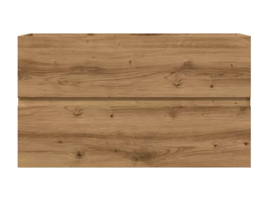 Armoire de salle de bain suspendue chêne artisanal 80x38,5x45cm