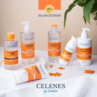 Celenes by Sweden Sea Buckthorn Balancing Gezichtscrème - Vette/Gecombineerde Huid 50ML