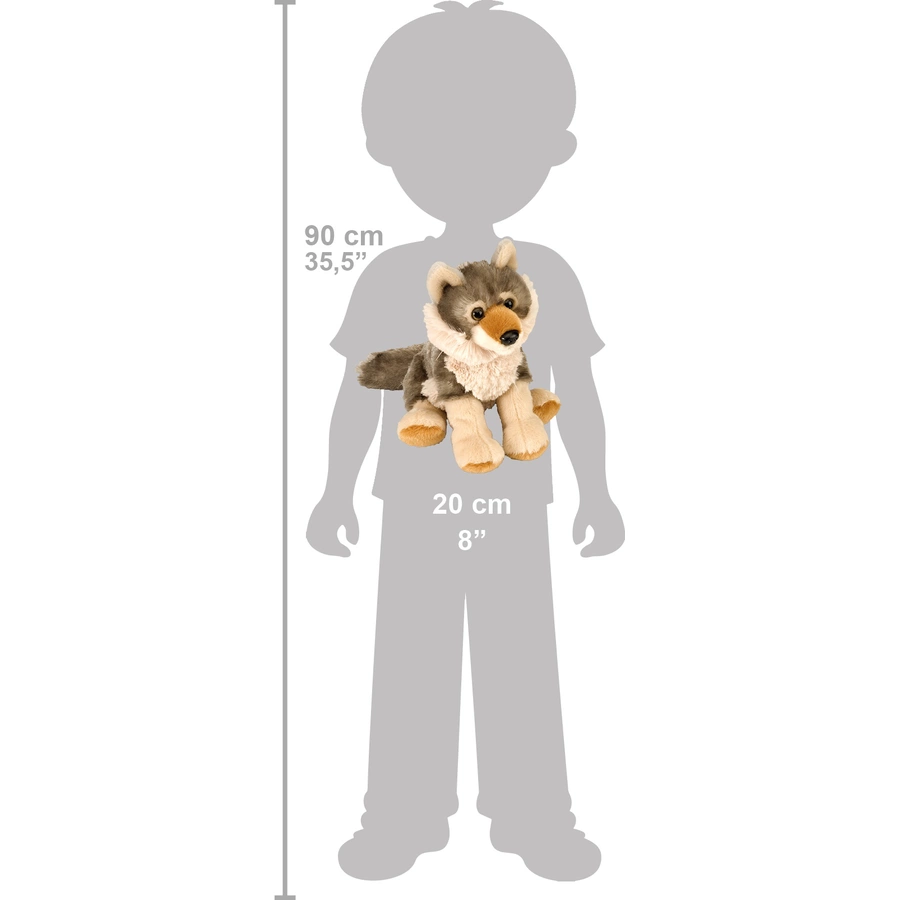 Wild Republic Kuscheltier Cuddlekins Mini Wolf
