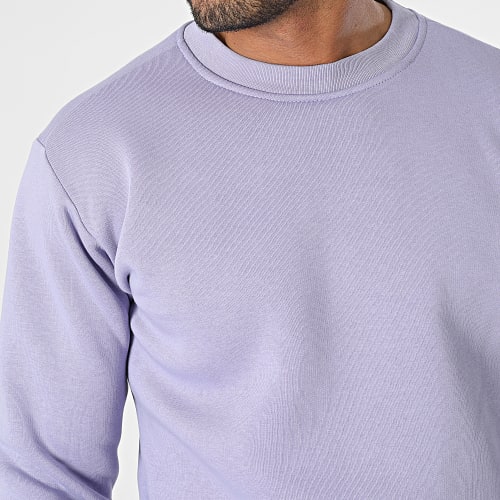 Ensemble Sweat Crewneck Et Pantalon Jogging Violet